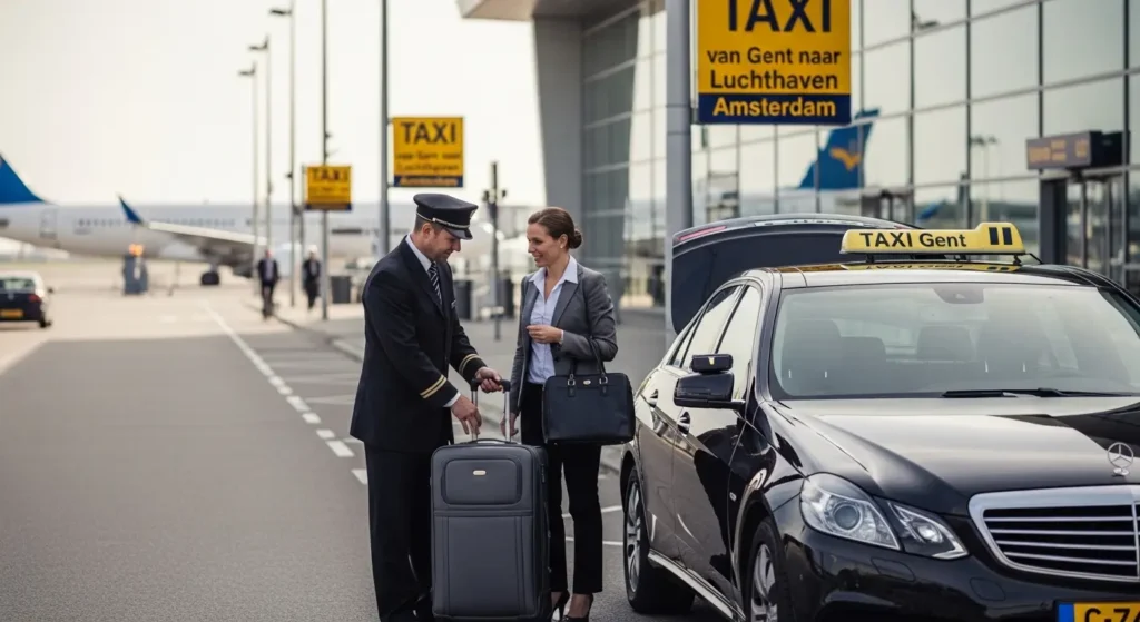 Taxi van Gent naar Luchthaven Amsterdam