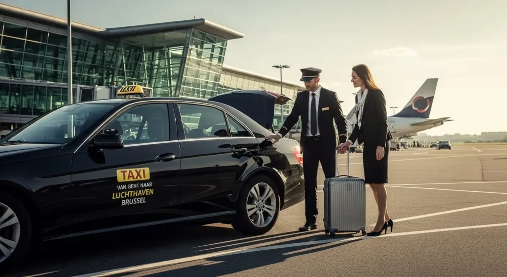 Taxi van Gent naar Luchthaven Brussel